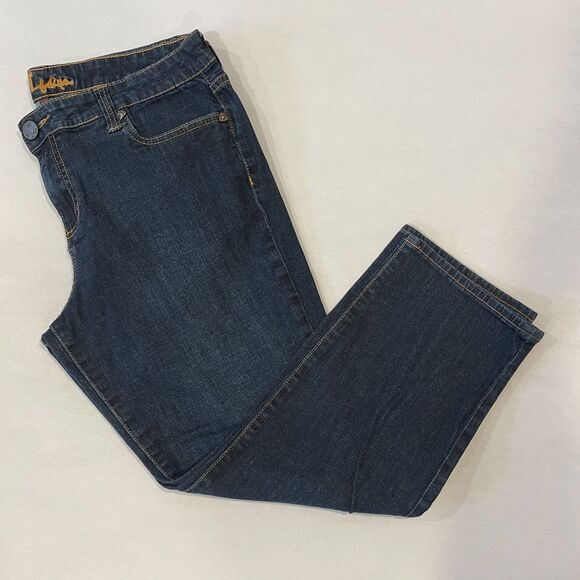 ~ KUT From The Kloth 14 Jeans, Bardot Skinny Boyfriend, Dark Blue, Stretch - Picture 2 of 13
